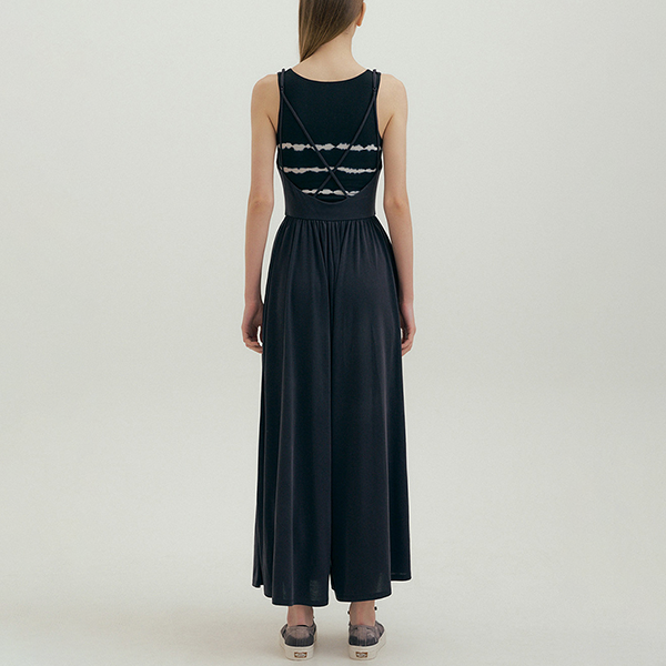 リラックスワイドレッグジャンプスーツ 4045