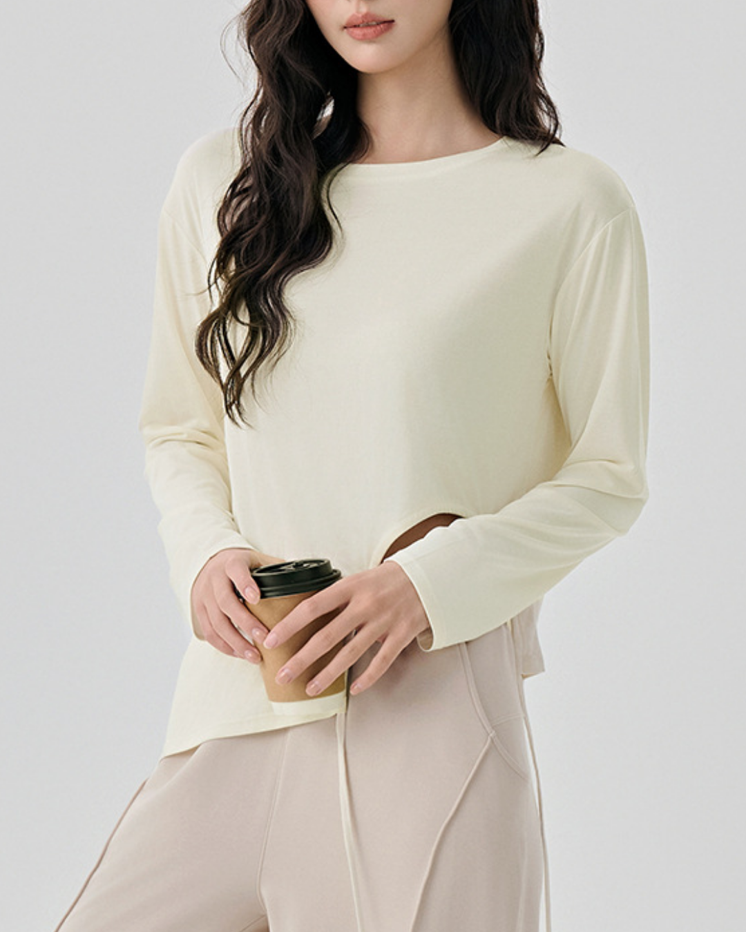 アシンメトリーサイドドロストロングトップ 2293