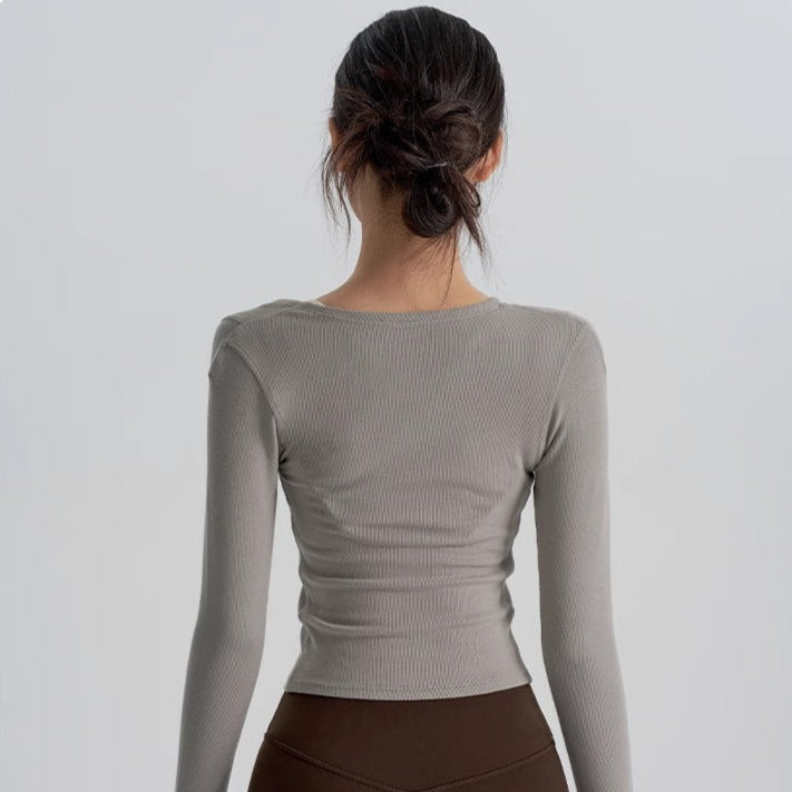 スキンラインヨガロングスリーブ 2090