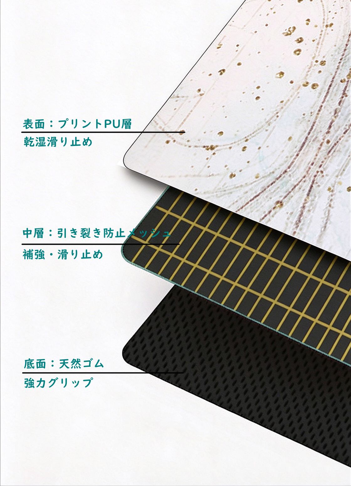 ナチュラルヨガマット 5mm(マーブル)5030