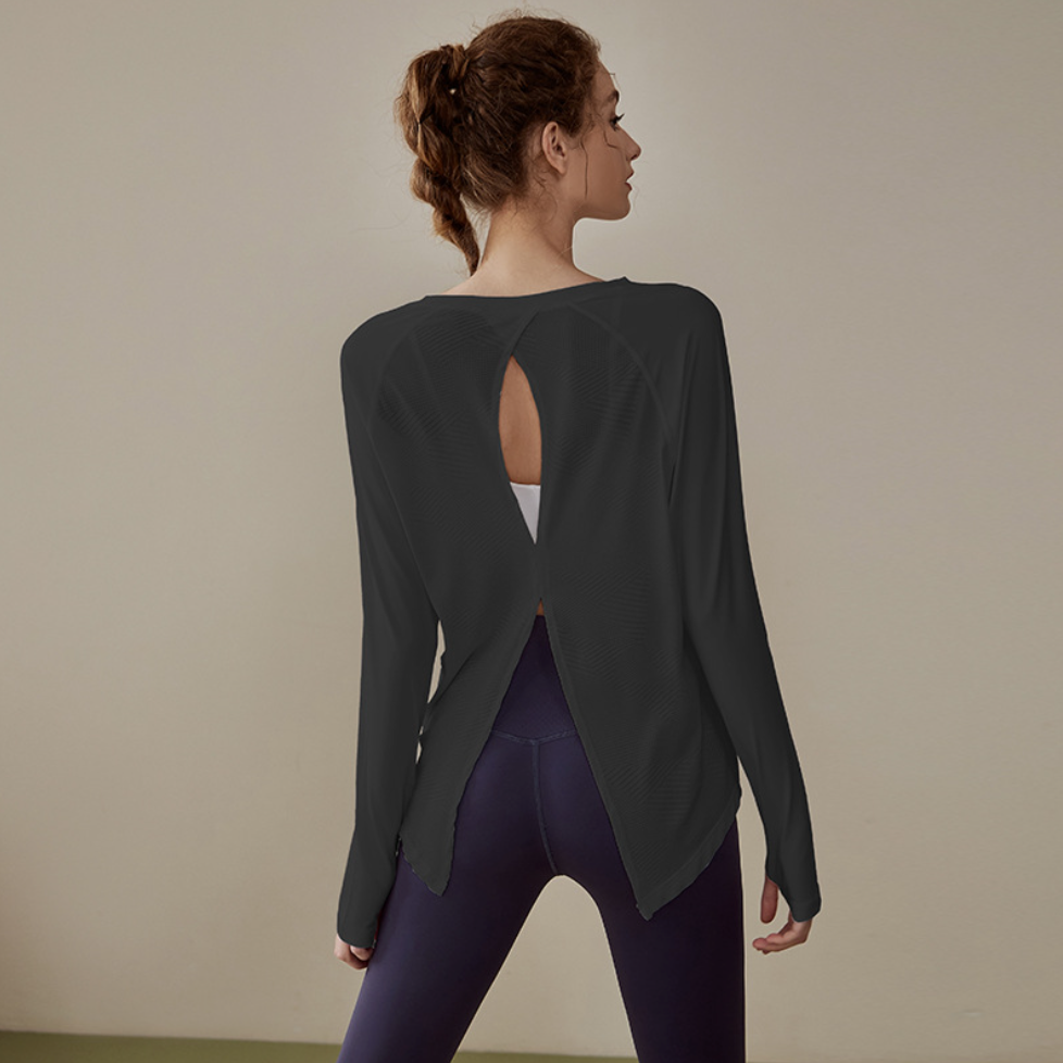 ゆるいプロス長袖ヨガT 2063