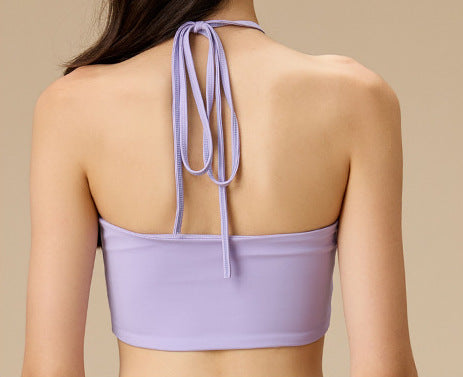 スリムシルエットランニングヨガウェアカップ付き上下セット 4109