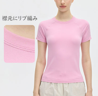 フィットネス半袖トレーニングスポーツウェアTシャツ 2506