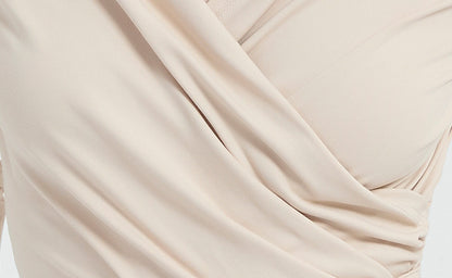 長袖クロスVネックヨガピラティスランニングダンストップス 2430