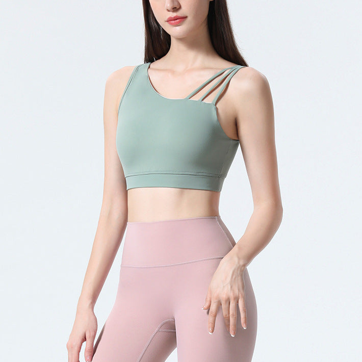 美背フィットネスカップ付きブラトップ 2589