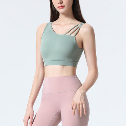 美背フィットネスカップ付きブラトップ 2589