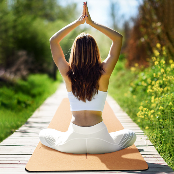 コルクワイドヨガマット 5mm 日食or月齢 5029