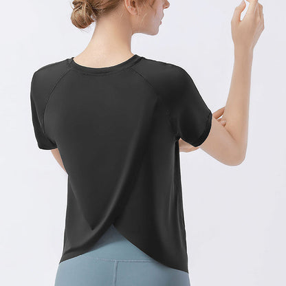 ラップバックヨガTシャツ 2183