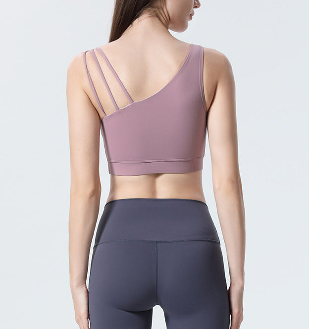 美背フィットネスカップ付きブラトップ 2589