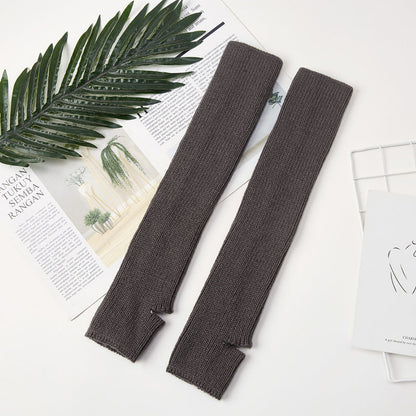リブニットヨガレッグウォーマー 40cm 5028