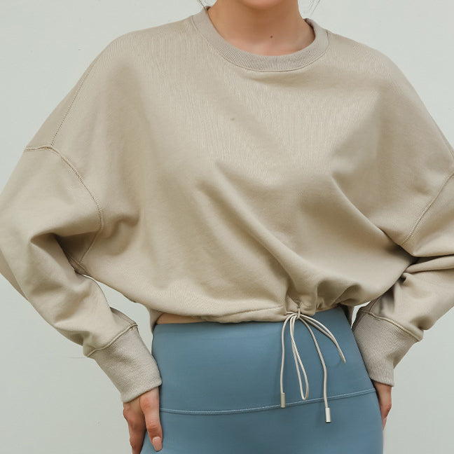 ドルマンスリーブ裾ドロストプルオーバー 2341