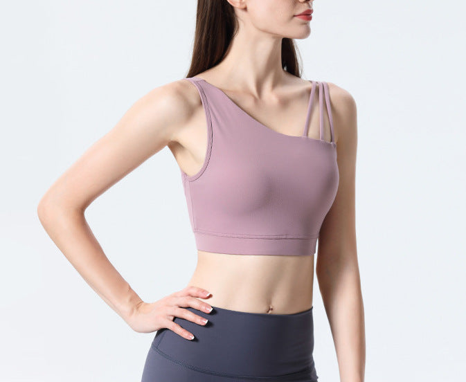 美背フィットネスカップ付きブラトップ 2589