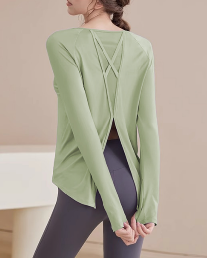 マカ二ヨガロングスリーブ 2370