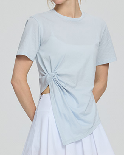 ロケスリットヨガTシャツ 2259