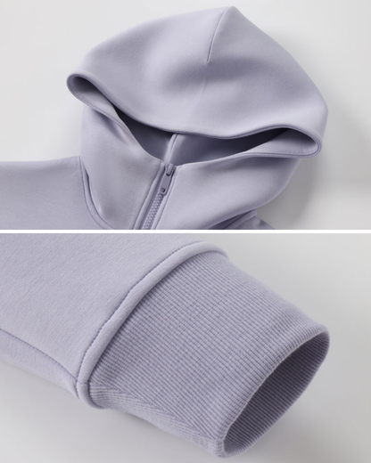 スフレタッチジップアップフリースジャケット 2374