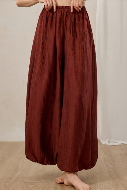 ゆったりリラックスメディテーションバルーンヨガパンツ 3133