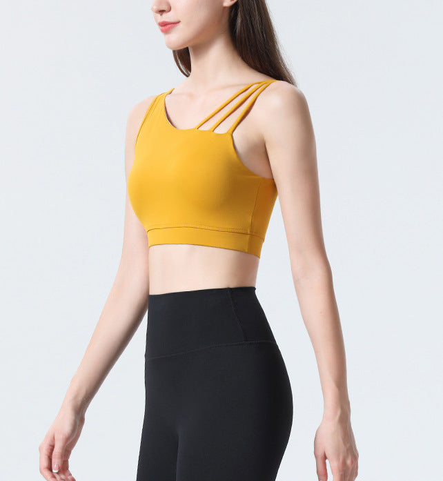 美背フィットネスカップ付きブラトップ 2589