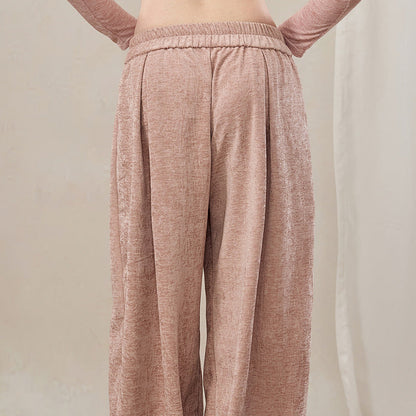 クリスマスレッド瞑想ゆったりバルーンヨガパンツ 3134