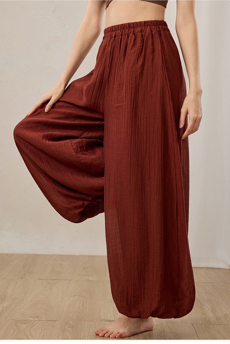 ゆったりリラックスメディテーションバルーンヨガパンツ 3133