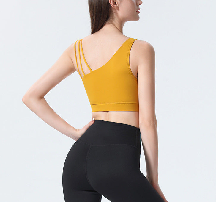 美背フィットネスカップ付きブラトップ 2589