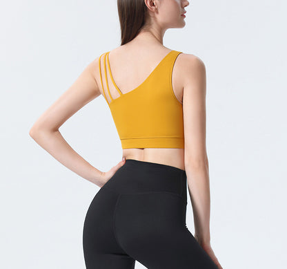美背フィットネスカップ付きブラトップ 2589