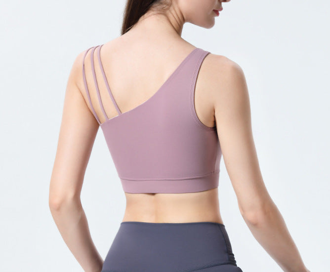 美背フィットネスカップ付きブラトップ 2589