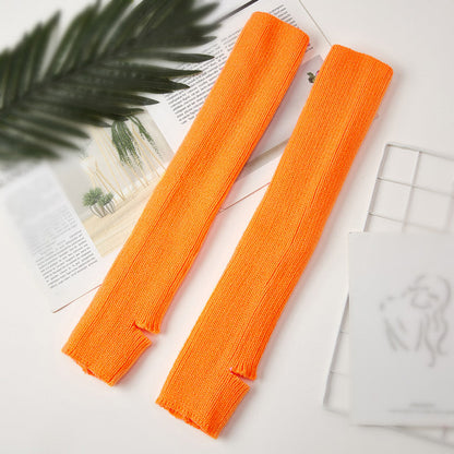 リブニットヨガレッグウォーマー 40cm 5028