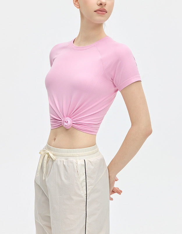 フィットネス半袖トレーニングスポーツウェアTシャツ 2506