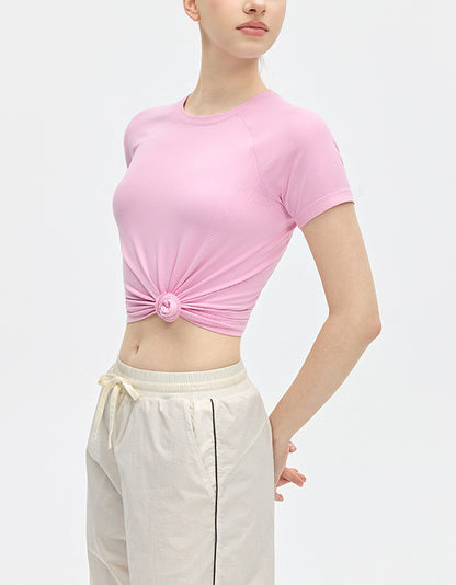 フィットネス半袖トレーニングスポーツウェアTシャツ 2506