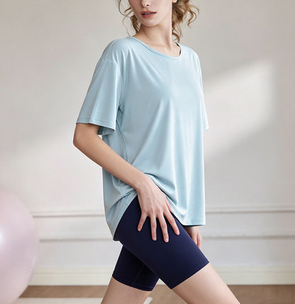 UVカットバックオープンスポーツウェア半袖Tシャツ 2503