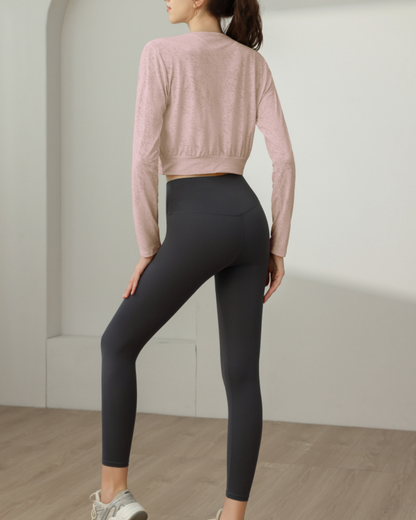 ミラージュカシュクールヨガロングトップ 2296