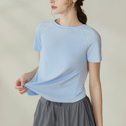 スポーツウェア半袖速乾UVカットジムウェアアウトドアTシャツ 2460