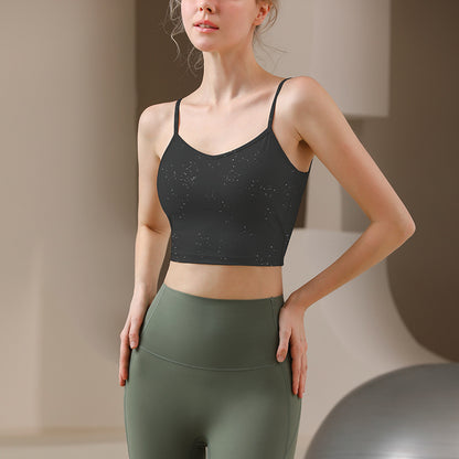 セクシースポーツブラトレーニングカップ付きブラトップ 2462