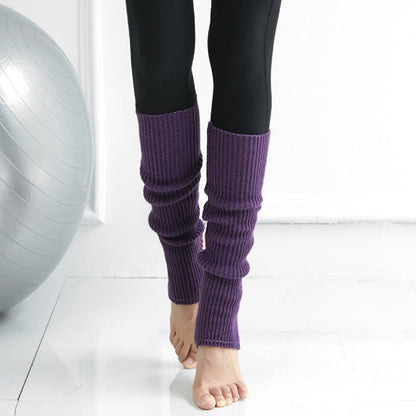 リブニットヨガレッグウォーマー 40cm 5028