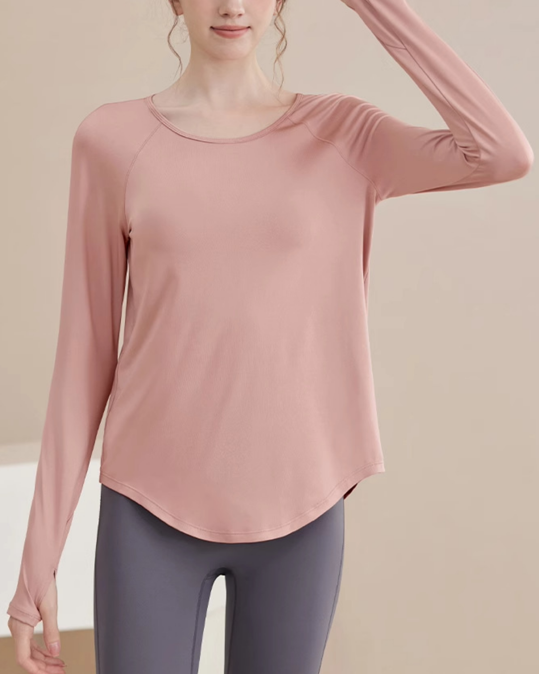 マカ二ヨガロングスリーブ 2370