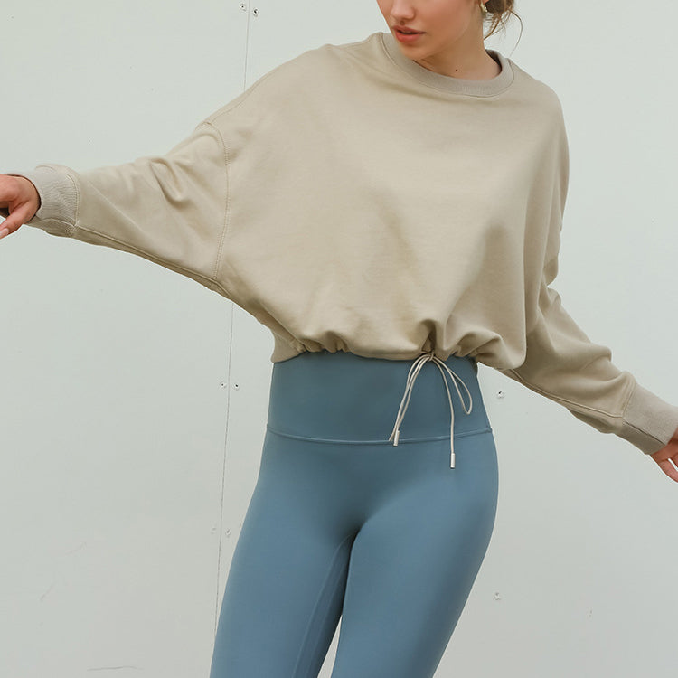 ドルマンスリーブ裾ドロストプルオーバー 2341