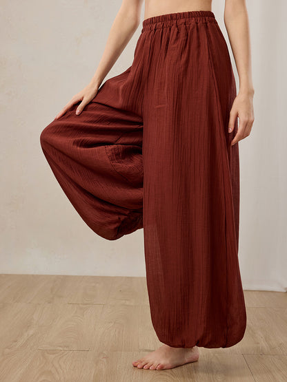 ゆったりリラックスメディテーションバルーンヨガパンツ 3133