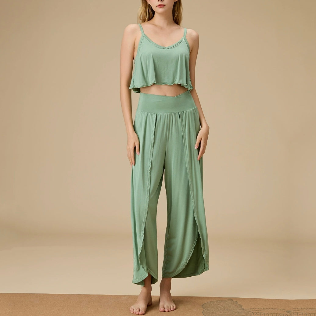 竹繊維プレミアム禅意インサイドフローヨガ2点セット4104