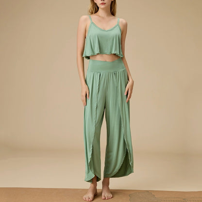 竹繊維プレミアム禅意インサイドフローヨガ2点セット4104