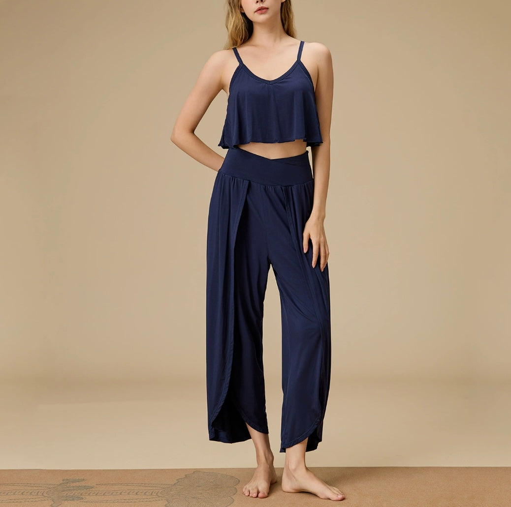 竹繊維プレミアム禅意インサイドフローヨガ2点セット4104