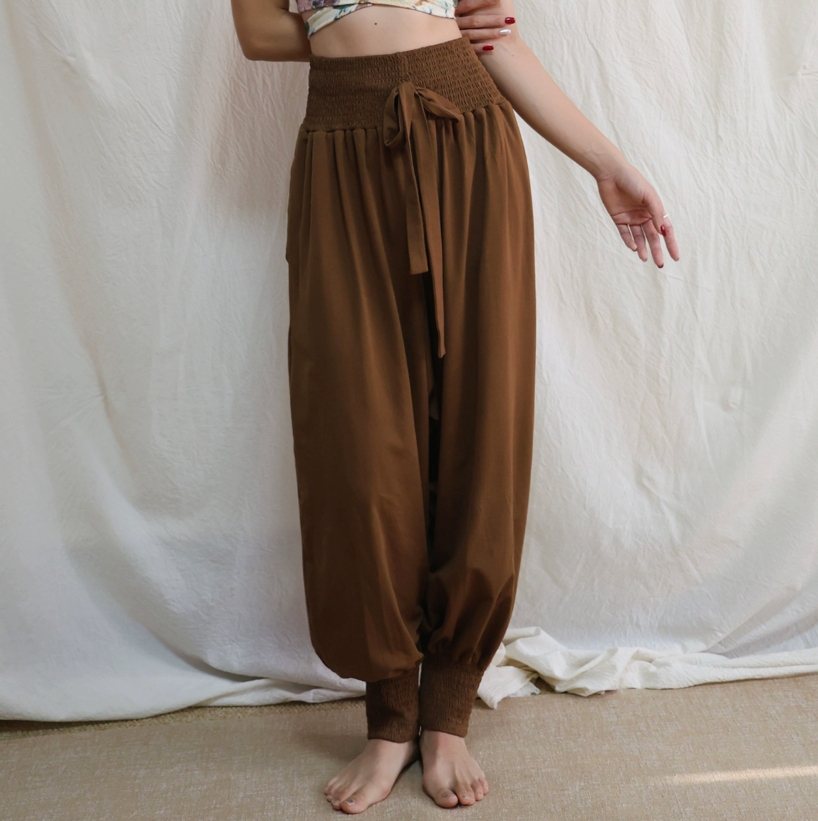 ハイウエスト禅風ヨガパンツ 3139