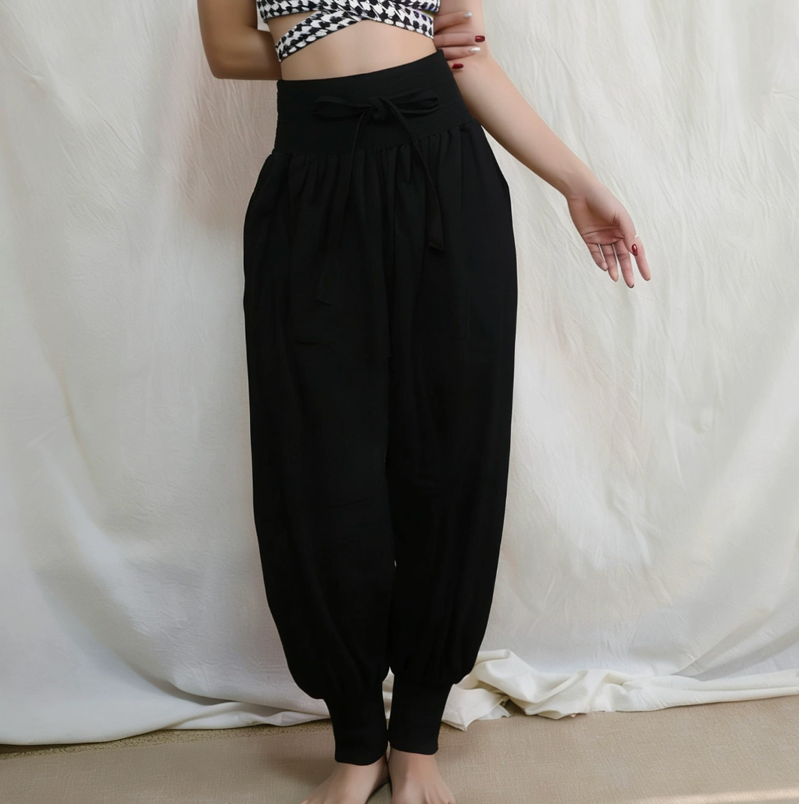 ハイウエスト禅風ヨガパンツ 3139