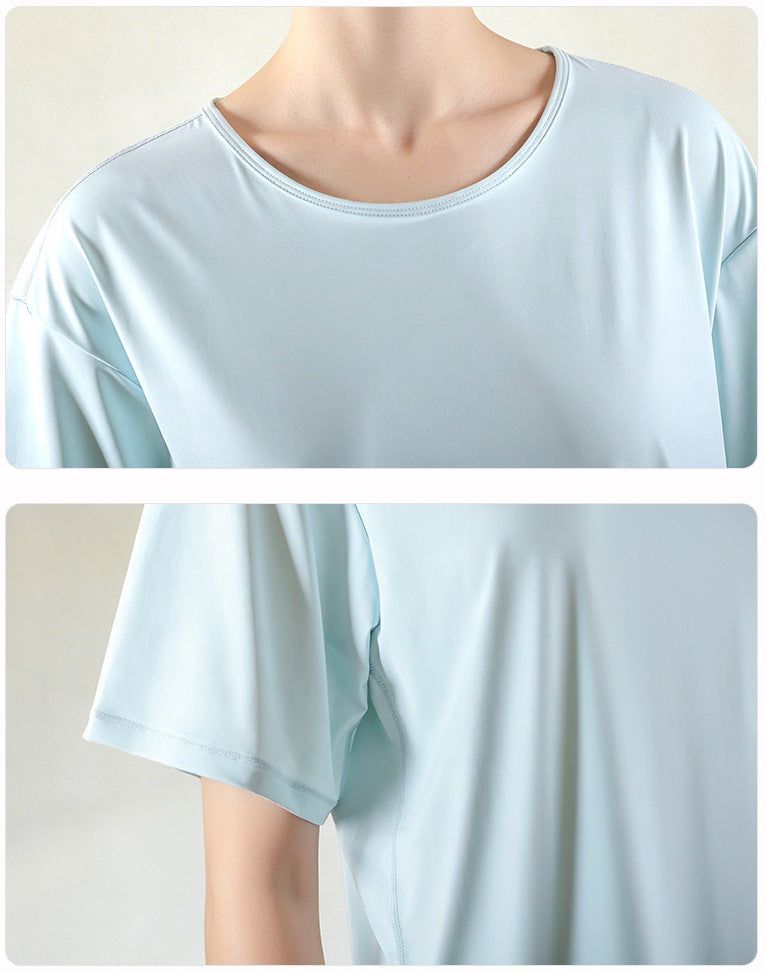 UVカットバックオープンスポーツウェア半袖Tシャツ 2503