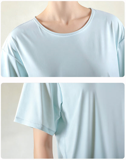 UVカットバックオープンスポーツウェア半袖Tシャツ 2503