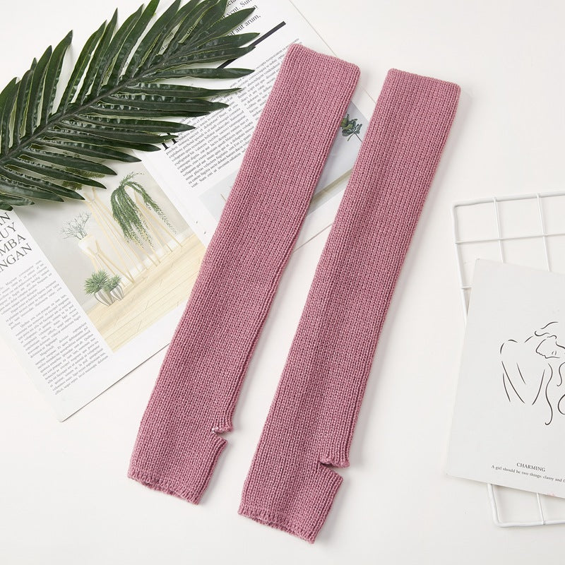 リブニットヨガレッグウォーマー 40cm 5028