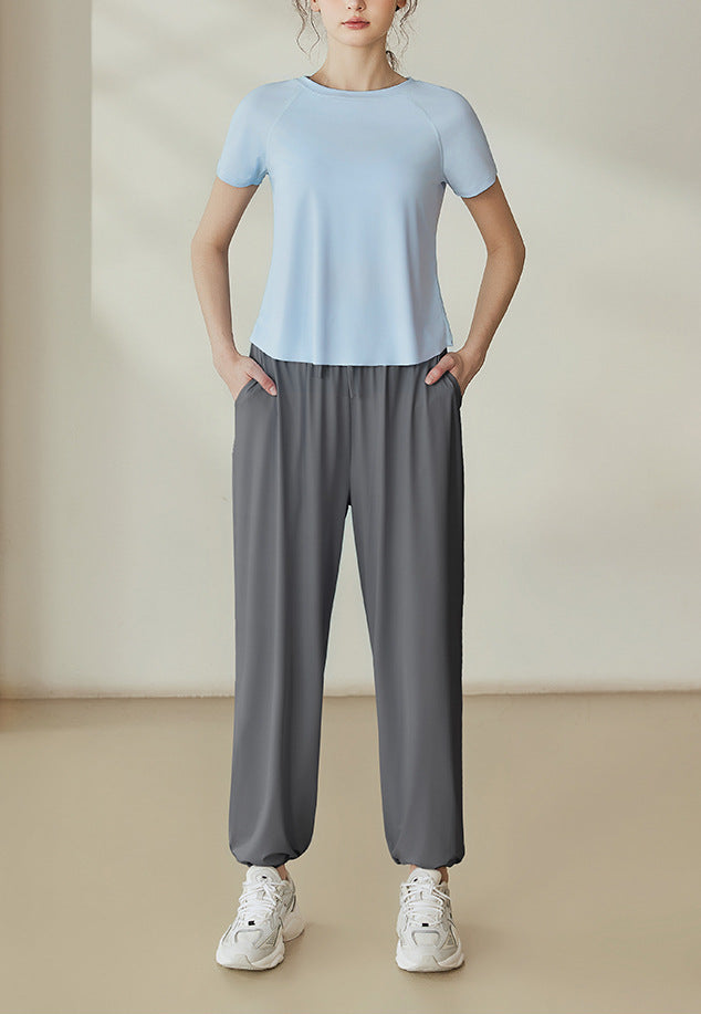 スポーツウェア半袖速乾UVカットジムウェアアウトドアTシャツ 2460