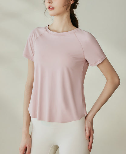 スポーツウェア半袖速乾UVカットジムウェアアウトドアTシャツ 2460