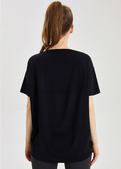 ゆったりドロップショルダーUVカットスポーツウェアＴシャツ 2445