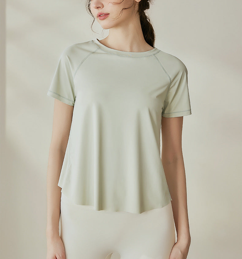 スポーツウェア半袖速乾UVカットジムウェアアウトドアTシャツ 2460
