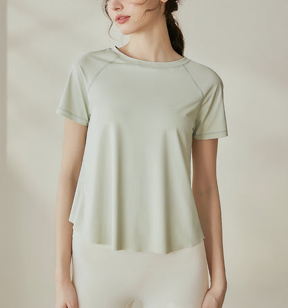 スポーツウェア半袖速乾UVカットジムウェアアウトドアTシャツ 2460